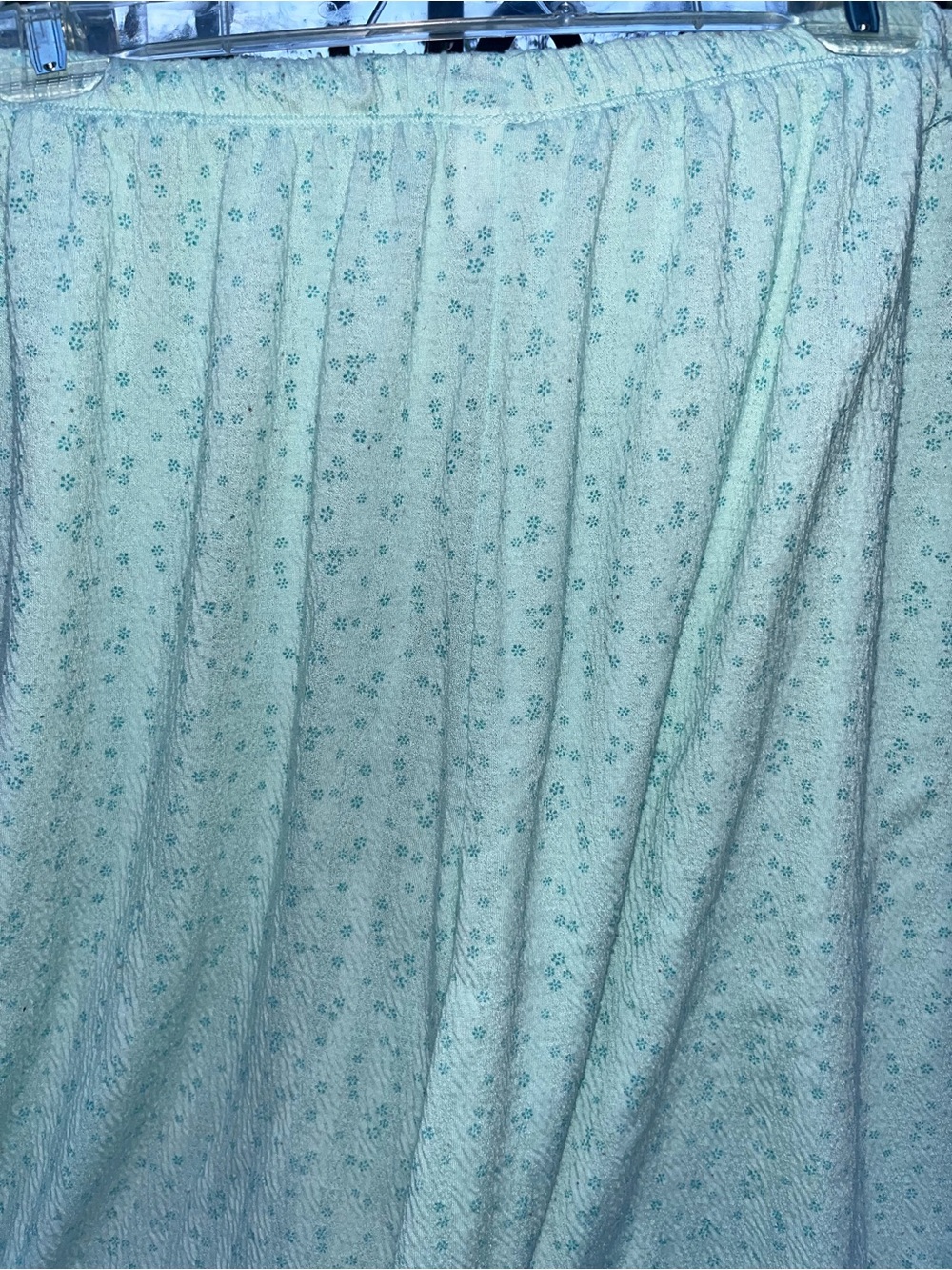 Croft & Barrow Intimates  Matching Set 2X Mint Floral Pajama Lounge Set - Picture 5 of 9